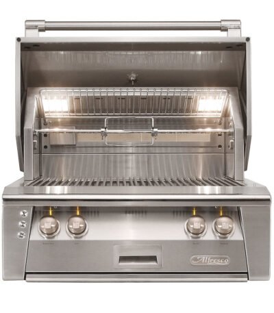 Alfresco ALXE 30-Inch Built-In Gas Grill with Rotisserie - ALXE-30-NG/LP