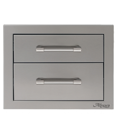 Alfresco 17-Inch Two Tier Storage Drawers - AXE-2DR-SC