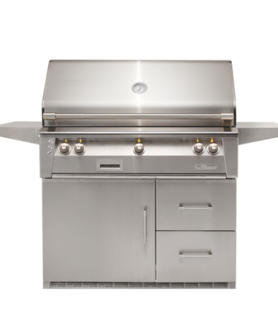 Alfresco ALXE 42-Inch Gas Grill with Rotisserie on Refrigerated Base - ALXE-42RFG-LP/NG