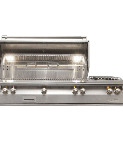 Alfresco ALXE 56-Inch Built-In Gas Grill with Rotisserie & Side Burner - ALXE-56-NG/LP