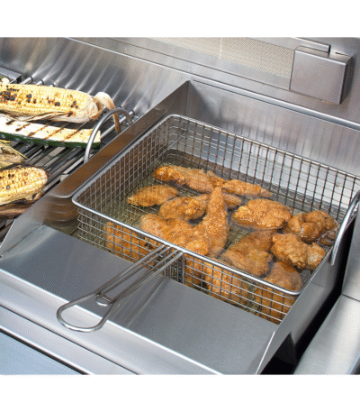 Alfresco Steamer & Fryer for Gas Grills