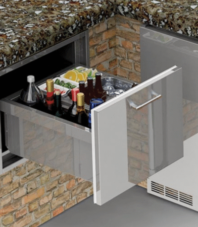 Alfresco Under Counter Ice Drawer & Insulating Beverage Center - AXE-ID